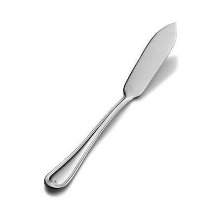 Bon Chef Victoria, Butter Spreader, Flat Handle, Mirror Finish, 13/0, 6.72" , set of 12 S613